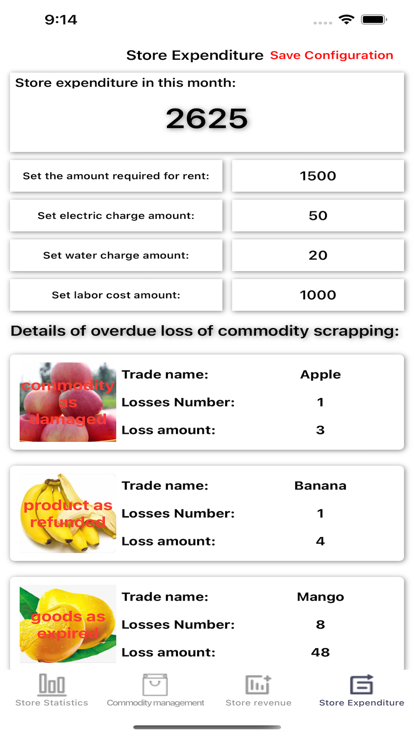 Convenience store Management appv1.0