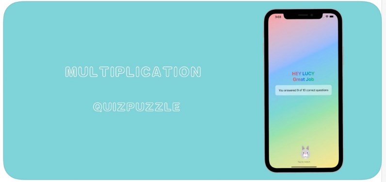 MultiplicationApp Quiz appv1.0