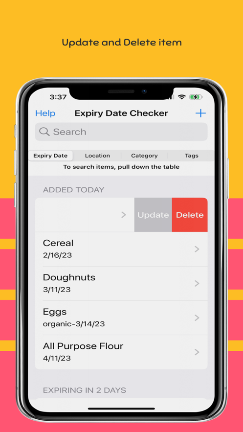Expiry date checker过期记录app官方下载图片1