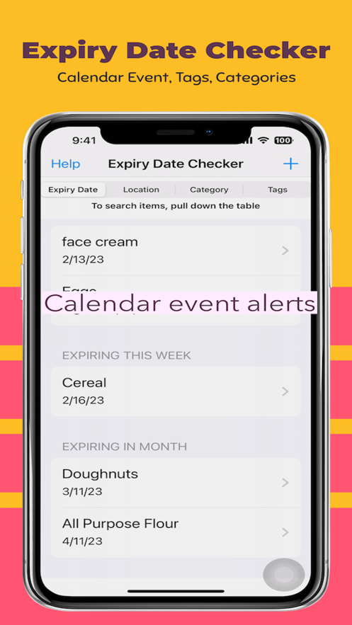 Expiry date checker过期记录app官方下载图片2