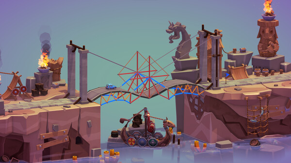 桥梁建造师3游戏安卓版手机版（Poly Bridge 3）图1: