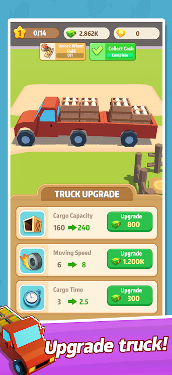 ũģϷ׿棨Idle Farm Trucking Simulatorͼ2: