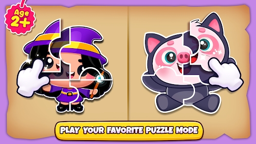 Wǰ[ͯՈD[ٷdKids Puzzle Games Piggy PandaDƬ1