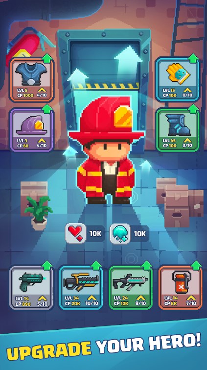 Firefighter Pixel Shooter[׿dD1: