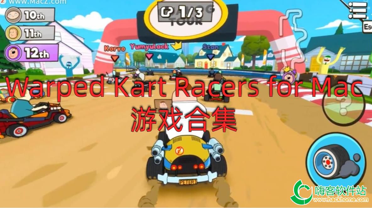 Warped Kart Racers for MacϷϼ