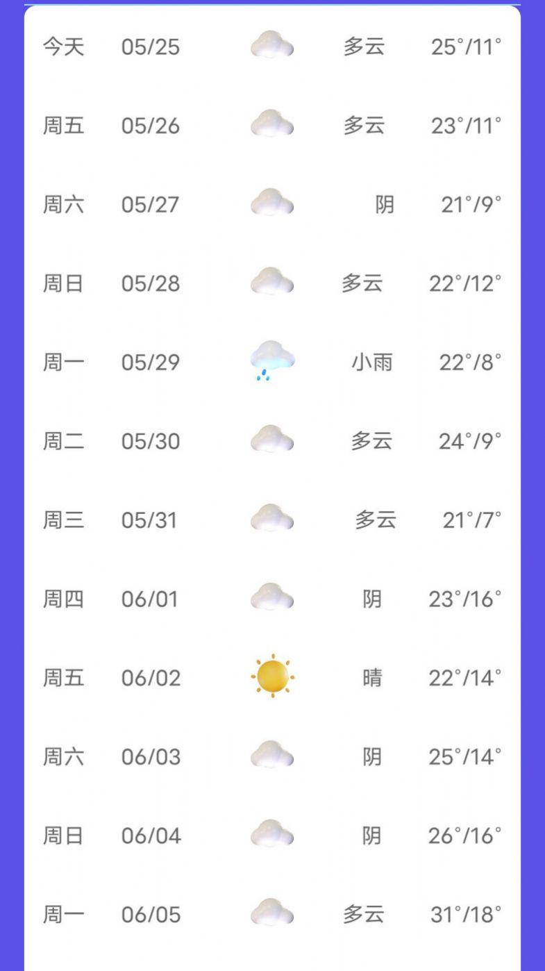 新月天气预报app手机版下载图1: