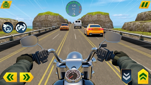 ·ʵʻ׿İأTraffic Rider Real Bike Raceͼ1: