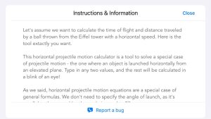 HorizonProjectileMotionCal appͼ2