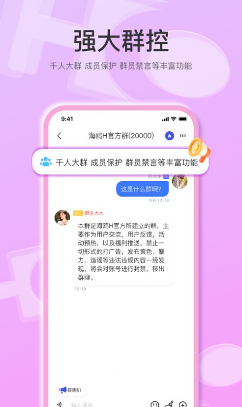 海鷗H加密聊天軟件下載圖2: