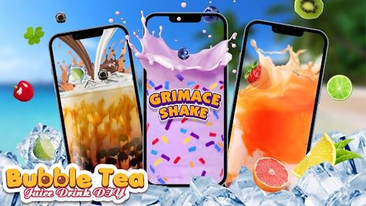 װŮİ氲׿أBoba Grimaces Shake Bubble Teaͼ2: