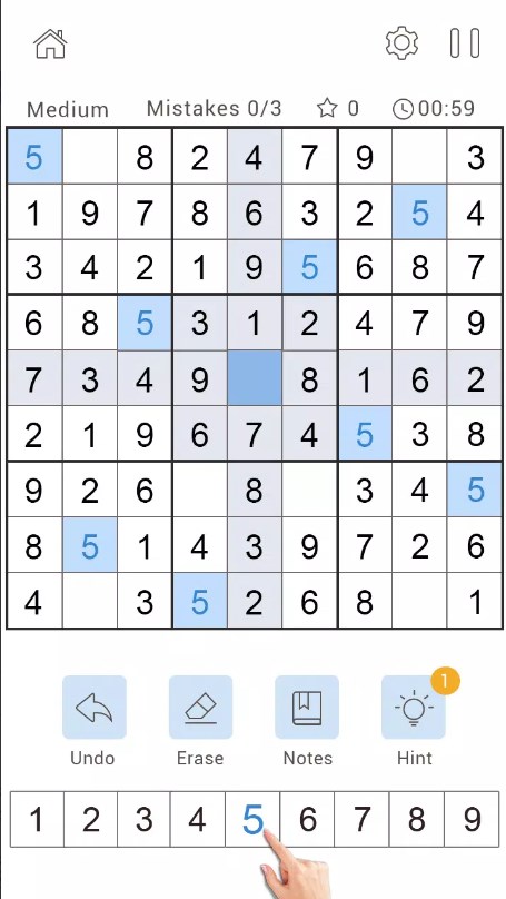 ÿՔ°氲׿dDaily Sudoku ClassicD3: