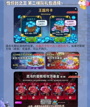 衝呀餅幹人王國開服禮包怎麼買 開服禮包購買推薦圖片2