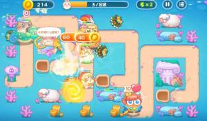 保衛蘿卜4海的閨女第65關怎麼過 海的閨女第65關速通攻略圖片2