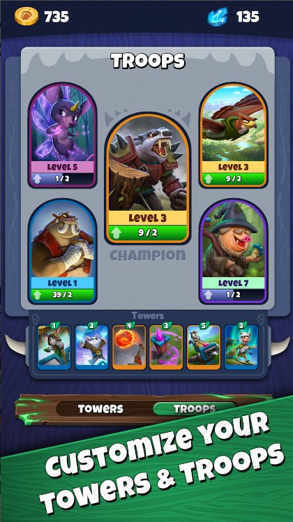 Tower Rush Legends׿ͼƬ1