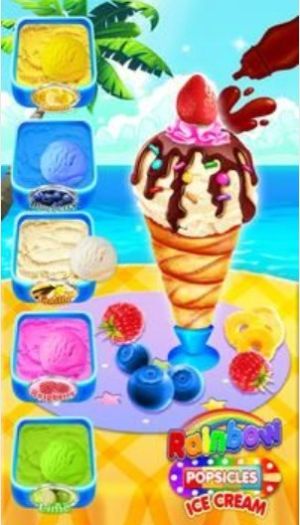 Rainbow ice cream collecting[D1