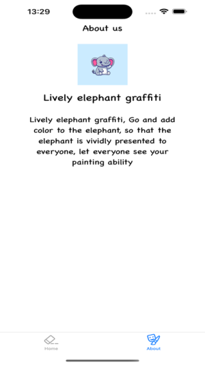 Lively elephant graffiti appͼ2