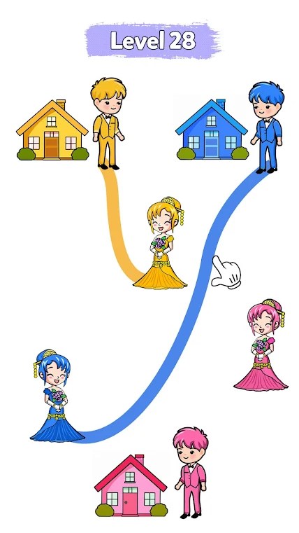 ʲ齱Ȱ׿İأBride Rush Draw Lines to Saveͼ2: