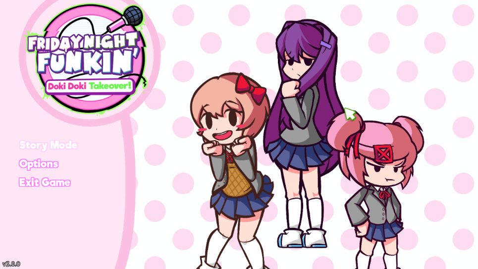 FNF Doki Takeover plusĽYģMd°DƬ1