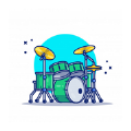 Drum set graffiti app